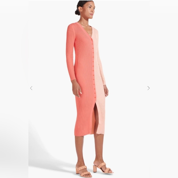 STAUD Shoko Sweater Bittersweet Peach - Picture 4 of 16